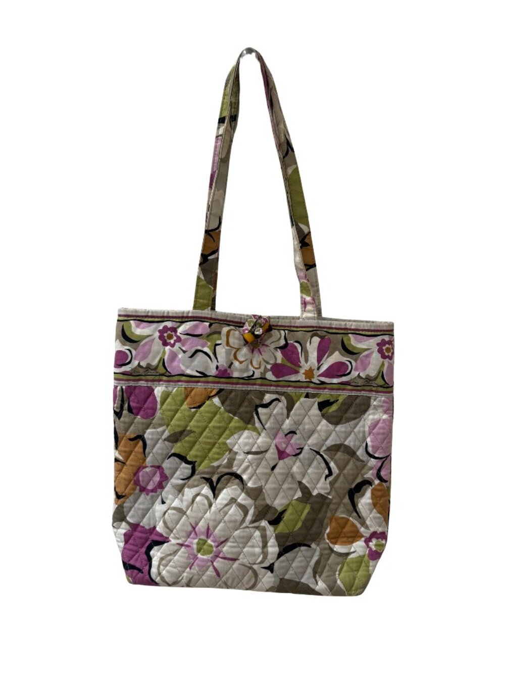 Vera Bradley Portobello Road Quilted Floral Tote / Shoulder Bag